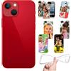 Stileitaliano Cover Personalizzata per iPhone 13 Mini personalizzabile con Foto Testi Disegni e Grafiche Personalizzate