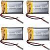 RmtcBal Batteria al litio 3.7 V 502030 200 mAh, Lipo 2s, confezionata separatamente, senza connettori, può ricaricare, adatta per cuffie e altri prodotti. (4)