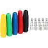 QUARKZMAN 10Pcs Spinotti Banana Femmina Con Isolamento Di Sicurezza, 5.8mm