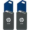 HP - Chiavetta USB 3.0 da 32 GB x900 W, confezione da 2