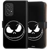 DeinDesign Custodia a portafoglio compatibile con Samsung Galaxy A53 5G Custodia per cellulare di similpelle nera Cover a libro The Nightmare Before Christmas Disney Teschio
