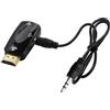 YARCHONN Adattatore HDMI a VGA 1080P convertitore con porta audio da 3,5 mm | Convertitore da HDMI maschio a VGA femmina con cavo di uscita audio da 0,5 m da 3,5 mm per PC HDTV monitor proiettore