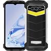 DOOGEENEXT Telefono Rugged S100 PRO, Batteria 22000mAh, Luci da Campeggio 130 Lumen, 20GB+256GB, 6.58'' 120Hz FHD+, Fotocamera 108MP(20MP visione notturna), Smartphone Impermeabile Android 12, NFC Argento