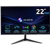 Alurin CoreVision 120IPSLite Monitor Gaming 22 FHD IPS 120Hz, 2ms HDR10 | Adaptive Sync, risoluzione 1920 x 1080, HDMI e VGA. Monitor PC per gaming, ufficio, studio e multimediale