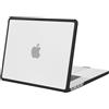 MOSISO Custodia Compatibile con MacBook Pro 16 Cover M5 M4 M3 M2 M1 | Antirottura&Antiurto&Bumper TPU Rigida Opaco Antiscasso Case per Mac Pro 16 pollici A3429 A3428 A2780 A2485, Nero&Trasparente