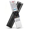 Suoxiom Per Toshiba, telecomando per Toshiba-TV-CT-8541 per Toshiba HD UHD LCD LED Smart TV di ricambio universale per CT-8527, CT-8533, CT-8543, CT-8561, CT-8567, CT-8568, 6 tasti di scelta rapida