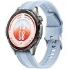 GIOPUEY Cinturini Compatibile con Huawei Watch GT 7 46mm/GT6/5/4 46mm, Morbido Silicone Cinturino [Resistente all'Usura] [Traspirante] - Blue