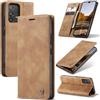 Samokor Cover per Samsung Galaxy A53 5G Pelle Flip Custodia Cavalletto Portafoglio Magnetica Carta Fessura Antiurto per Samsung Galaxy A53,Marrone