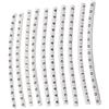 YJQHODY 1000 pezzi di tubi termorestringenti in plastica PVC con rapporto 2:1, marcatori numerici bianchi da 0 a 9, tubi termoretrattili(3.5mm)