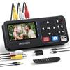 UNISHEEN VHS to Digital Converter with Remote,Compatible with VHS, VCR, DVR, DVD, Cassette, Hi8, Mini DV, Camcorder, Gaming Consoles(VCR, VHS/DVD Player, Camcorder Required)