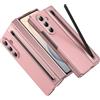 Nshkeji Compatibile con Cover Samsung Galaxy Z Fold 8 Ultra con Penna Custodia | Rigida Effetto Pelle, Protezione Cerniera e Fotocamera, Slot Pennino, Pellicola Frontale HD, Antiurto Antiscivolo