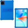 AKNICI Custodia Silicone per TECLAST P50T / TABWEE T50 Tablet 11 Pollici, Protettiva Cover con Supporto Integrato, Blu