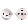 revolt Set 2 Adattatori fissi Schuko compatibili su presa svizzera Tipo J 230 V 10 A MFS1023