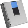 Wakects Adattatore Telefono VOIP, Adattatore Porta del Telefono Internet Port VOIP 2 Supporta il Protocollo SIP V2 con Cavo di Rete per Pap2t (Spina europea)