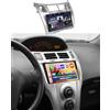 Hikity 9 Pollici Autoradio per Toyota Yaris e Vizi Carplay Wireless | Android Auto CarPlay 9 Pollici Schermo Touch IPS con Retroilluminazione 7 Colori Bluetooth FM Radio EQ Telecamera USB
