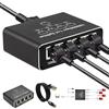 AOUZOVLI Splitter LAN da 1 a 4 con cavo di rete da 1 m, switch Ethernet a 4 porte, splitter LAN 1000 mbps, switch Ethernet Rj45, adatto per computer, router, set-Top Box, Adsl, Digital Tv, Et per uso