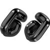 AOSRAU Open Ear Cuffie Bluetooth 5.4 Clip On Cuffie Wireless, Nero Intenso | Auricolari aperti