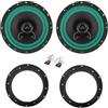 IPNOSIS Kit 2 Casse IP-01165 per VW Golf V, New Beetle Cabriolet con 2 Supporti Anteriori, 2 Connettori