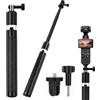Dokpav Treppiede Selfie Stick per Action Cam, 160 cm, 3 Artigli + 1/4 | Regolabile per Riprese dall'Alto e dal Basso, Compatibile con Insta360 X3, X4 e X5 e GoPro Hero, a Mano o da Terra