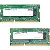Mushkin 8 GB DDR3 SODIMM PC3-12800 8 GB DDR3 1600 MHz - Modulo di memoria (8 GB, 1 x 8 GB, DDR3, 1600 MHz, Verde)