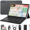 MENTUME Android 16 Tablet 13,4 Pollici con Gemini AI, Tablet con Cover, Tastiera & Mouse, Unisoc T615 Octa-Core, 40 GB RAM + 256 GB ROM + 1 TB TF, 1920x1200 Display HD, Fotocamera Doppia 5MP + 13MP, 10000 mAh