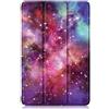 SimidunEUR Custodia per Samsung Galaxy Tab S9 Ultra da 14,6 pollici, colore 1, custodia sottile in pelle PU con portapenne e retro rigido in policarbonato, custodia antiurto per auto sleep/wake