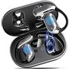 CoolJumper Cuffie Open Ear con Ganci Auricolari Flessibili BT 6.1 AI 4 ENC Mic 50 Ore | Cassa di Ricarica Doppio LED Ricarica Rapida 1 Ora Suono Surround 3D Touch Intelligente, Auricolari Sportivi per Corsa Lavoro