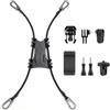 SOONSUN Supporto da baseball per GoPro e Mevo Start, funziona con | Backstop Chain Link Fence Mount con supporto per telefono, girevole a 360° e inclinazione di 180° per registrazione di giochi