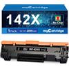 MYCARTRIDGE 142X W1420X Toner compatibile con HP 142A 142X M140WE M110WE | per HP LaserJet MFP M140WE M110WE LaserJet M110W M140W M139WE M139W per Toner W1420X W1420A (senza chip, 1 nero)