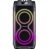 KENWOOD AS-P400BT Altoparlante Party 100W RMS, Bluetooth 5.3, DSP, TWS Stereo, USB/TF/AUX, Ingresso Mic & Chitarra, Luci LED, Controlli Bassi/Alti, Batteria fino a 8h - Nero