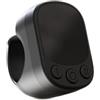 Generic Anello da dito per telefono cellulare, telecomando compatibile con Bluetooth, telecomando per video selfie, voltagine automatico (nero)