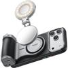 TELESIN Master Grip con Luce LED per iPhone 18 Pro Max | Luce Video LED 2500K-7500K, Luminosità & Angolo Regolabili, Ricarica Wireless 3200mAh, Controlli DSLR per Vlog e Ritratti