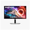 Samsung Monitor Gaming Odyssey OLED G8 (S27HG800SU), Flat, 27'' | 3840x2160 (4K), QD-OLED, Glare Free, 240Hz, 0,03ms (GtG), AMD FreeSync Premium Pro, HDMI, DP, Ingresso Audio, HAS, Pivot