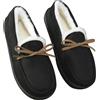 WISEHUBY Scarpe da donna, pantofole casual invernali, mocassini piatti con suola morbida, scarpe in cotone antiscivolo