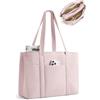 bagsmart Puffer - Borsa da donna, grande borsa da lavoro | Borsa tote leggera da 21,5 l, con 3 grandi scomparti, per laptop da 15,6 pollici + scomparto per bottiglia