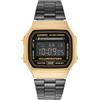 Casio - A168WEGB-1B - orologio unisex, con cinturino in acciaio, colore nero