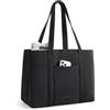 bagsmart Puffer - Borsa da donna, grande borsa da lavoro | Borsa tote leggera da 21,5 l, con 3 grandi scomparti, per laptop da 15,6 pollici + scomparto per bottiglia
