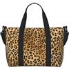 YUNWEIKEJI Stampa animalier leopardata, Borsa da viaggio grande borsa a tracolla da spiaggia - Borsa tote con manici e cinghie