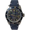 Walter Mitt Sea Diver Marine Acciaio Automatico Blu Pelle Orologio Unisex