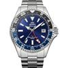 Orient Mako GMT Orologio Automatico in Acciaio Inossidabile, World Time