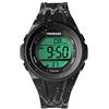 TEKMAGIC Orologio Sportivo Ragazzi Impermeabile 100 Metri per Subacqueo e Nuoto con Sveglia, Cronometro, Timer, Doppio Orario, Calendario, Formato 12 o 24 Ore, Retroilluminazione