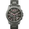 Armani Exchange Orologio da uomo, Movimento cronografico al quarzo e cassa da 45 mm con cinturino in acciaio