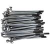 Generic Raggi Ruota Bici,Raggi Bicicletta Raggi for Bicicletta 40 Pezzi 12G Diametro 2,5 Mm Lunghezza 50-165 Mm Acciaio con Capezzoli
