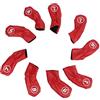 Purokise Copriclub Golf in PU, Set 9 Pezzi per Mancini e Destrorsi Uomo Donna | Tessuto PU Morbido Fodera In Pile Spessa Protezione Club Giorni Piovosi Design Leggero Portatile Idea Regalo Golf