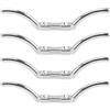 Luxshiny 4 Pezzi Bitte Ormeggio Barche in Acciaio Inox 316 per Dock | Finitura Lucida, Fori Preassemblati, Punto di Ancoraggio, per Randa, Specchio D'acqua e Organizzazione a Bordo