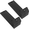 NIYANGLE Ganci a J per Rack Squat, Supporto Bilanciere in Plastica Nero | Accessori per Organizzare Pesi e Bilancieri, Montaggio a Parete, Stile Pulito, per Palestra Domestica