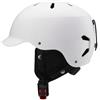 Hellery Casco da Marchio Involucro in Casco da Marchio Visiera Corta Leggero per Sciatori, Snowboarder, Snowboard
