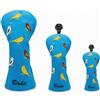 Folpus Copri da Golf Resistente Accessorio | Antigraffio, Copritesta da Golf con Ricamo, Durevole, per Allenamento