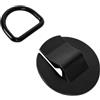 Limtula Toppe Fissaggio con a D in PVC per gommone | Base rotonda in PVC e cinghia larghi, punto attacco definito per corde kayak e paddleboard