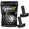 CaddieX MiniX - Spazzola per mazze da golf con clip CaddieMag S per borsa | Spazzola da golf per ferri e cunei - pulisce rapidamente e accuratamente la testa della mazza, ideale per la cura delle mazze